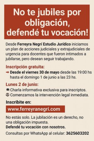 Plan de acciones judiciales y extrajudiciales de urgencia